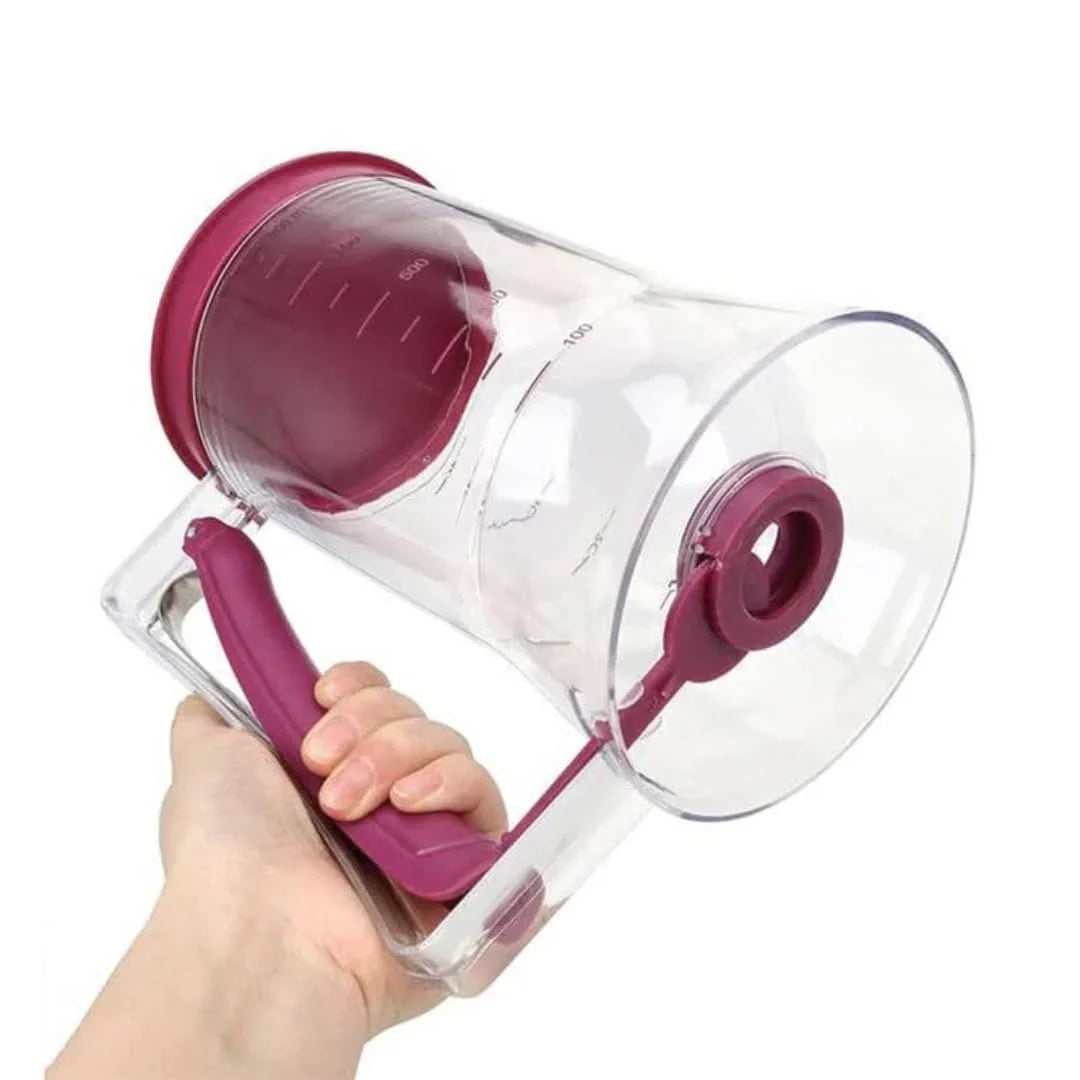 Dispensador De Masa Con Escala Medidora Y Boquilla Para Magdalenas Y Tartas