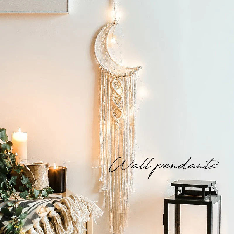 Cathy I Atrapasueños Para Mujer - Decoración De Macramé Con Luces