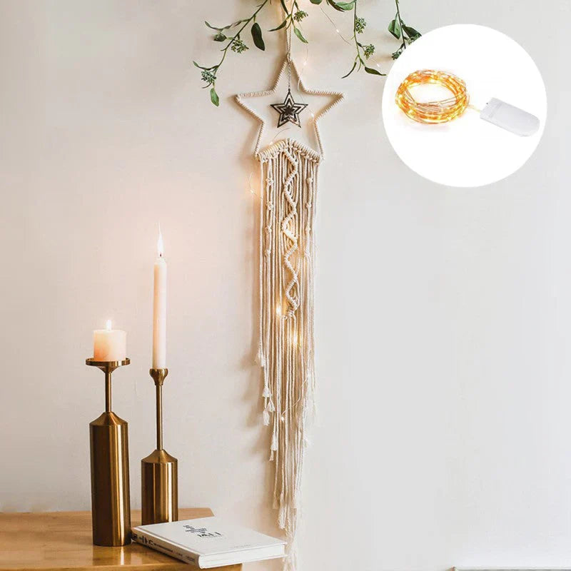 Cathy I Atrapasueños Para Mujer - Decoración De Macramé Con Luces