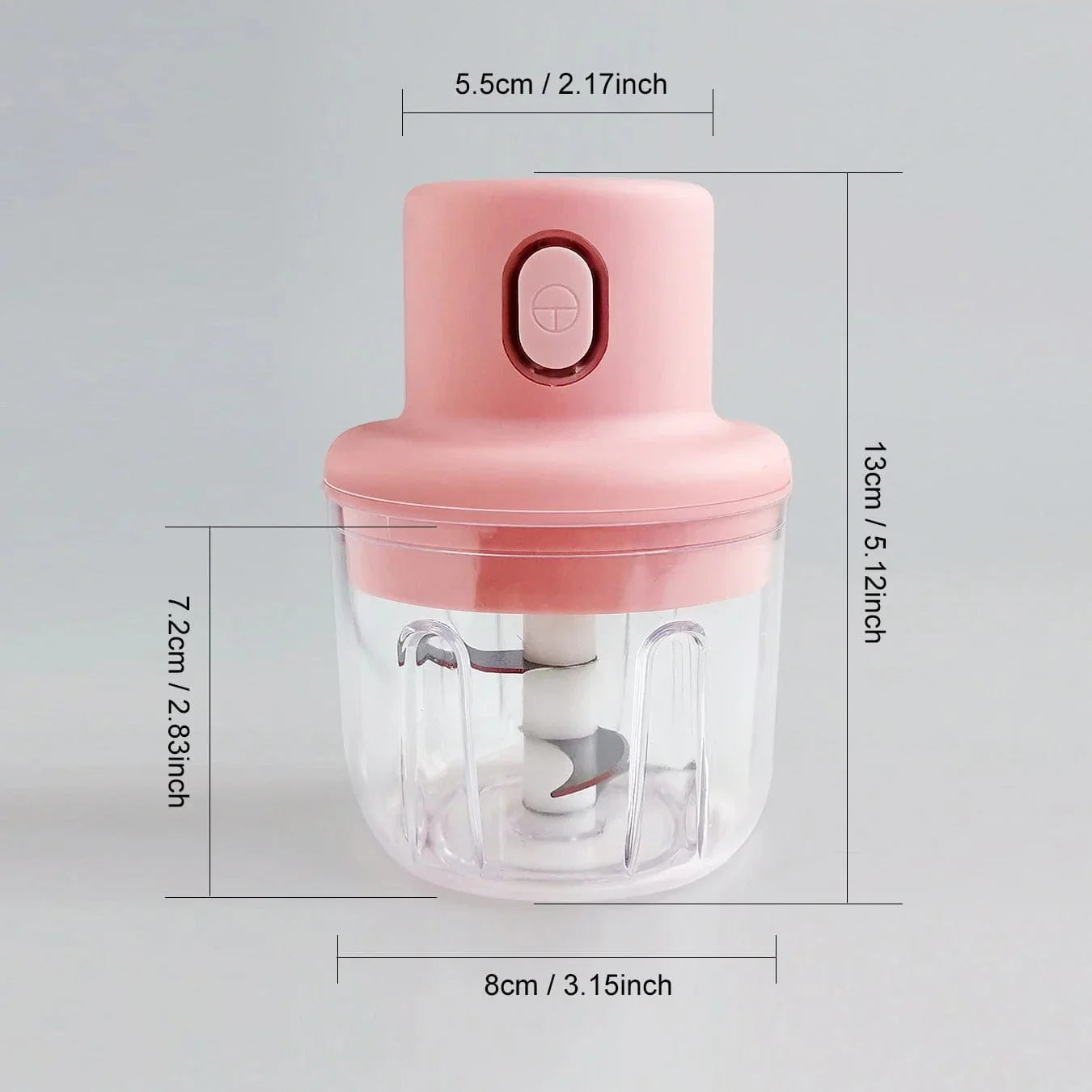Picadora De Alimentos Inalámbrica - Mini Picadora Compacta Para Especias Y Verduras