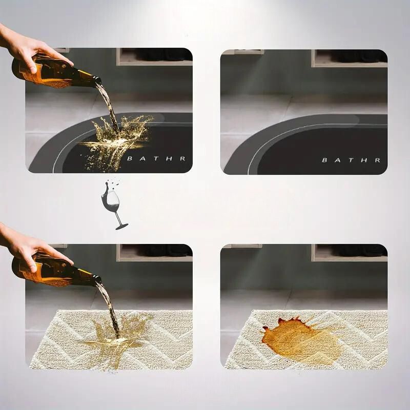 Estera de Baño de Secado Rápido