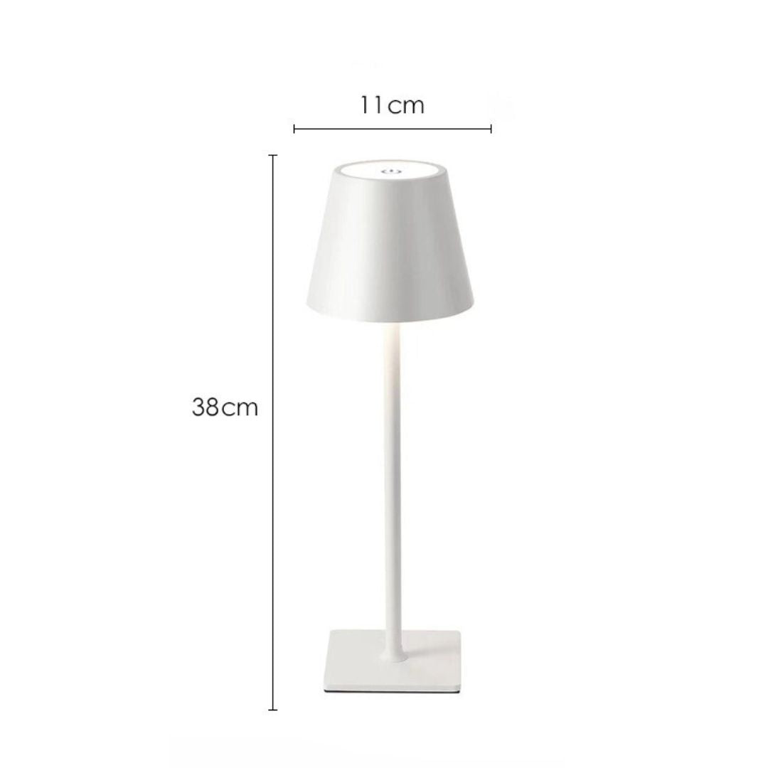 Lámpara Led de Mesa con Batería Recargable Elegante Lámpara Led de Sobremesa con Batería Recargable