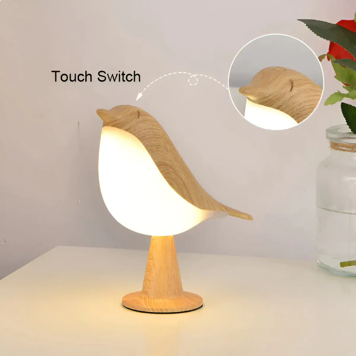 Lámpara Elegante Para Pájaros - Luz Ambiental Y Aromaterapia Lámpara Para Pájaros