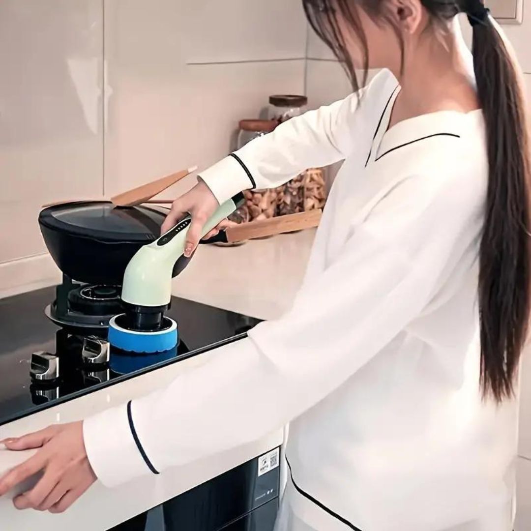 9en1 Cepillo de Limpieza Automático para Toda la Casa