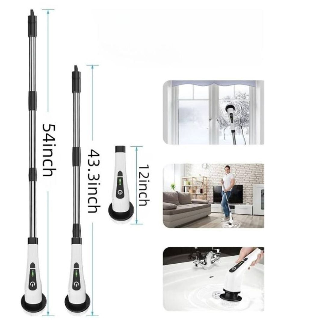 9en1 Cepillo de Limpieza Automático para Toda la Casa