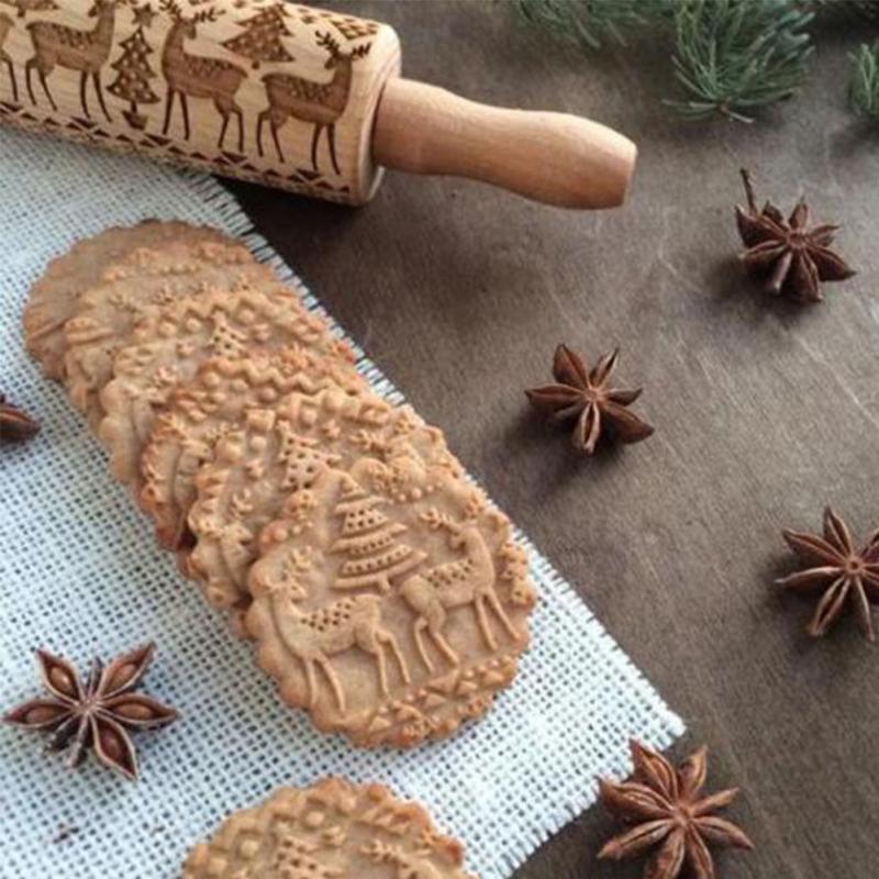 Rodillo De Repostería Grabado Para Patrones Creativos