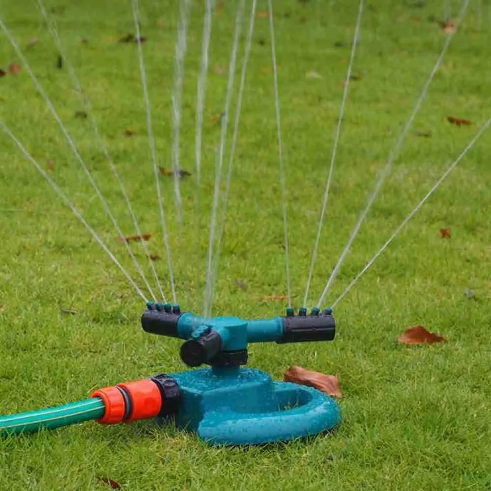 Rociador De Jardín Ajustable - Riego Eficiente Del Césped Con Función De Pulverización A 360 °