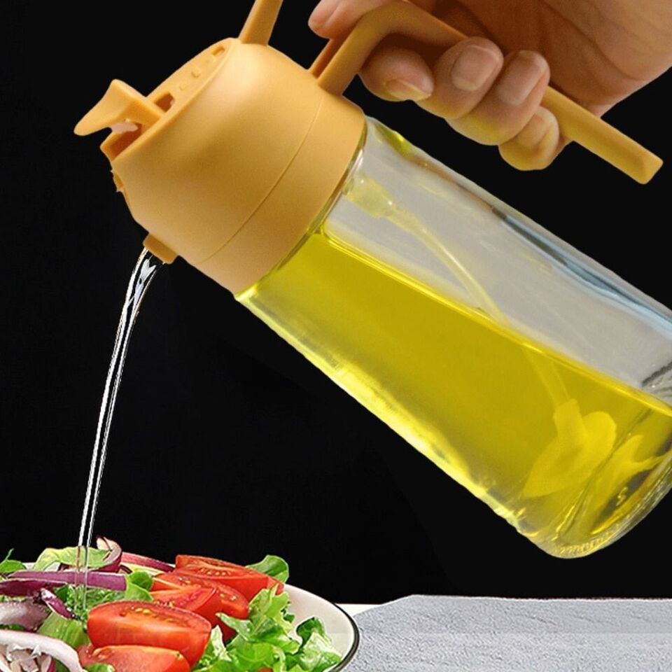Botella Pulverizadora de Aceite 2en1