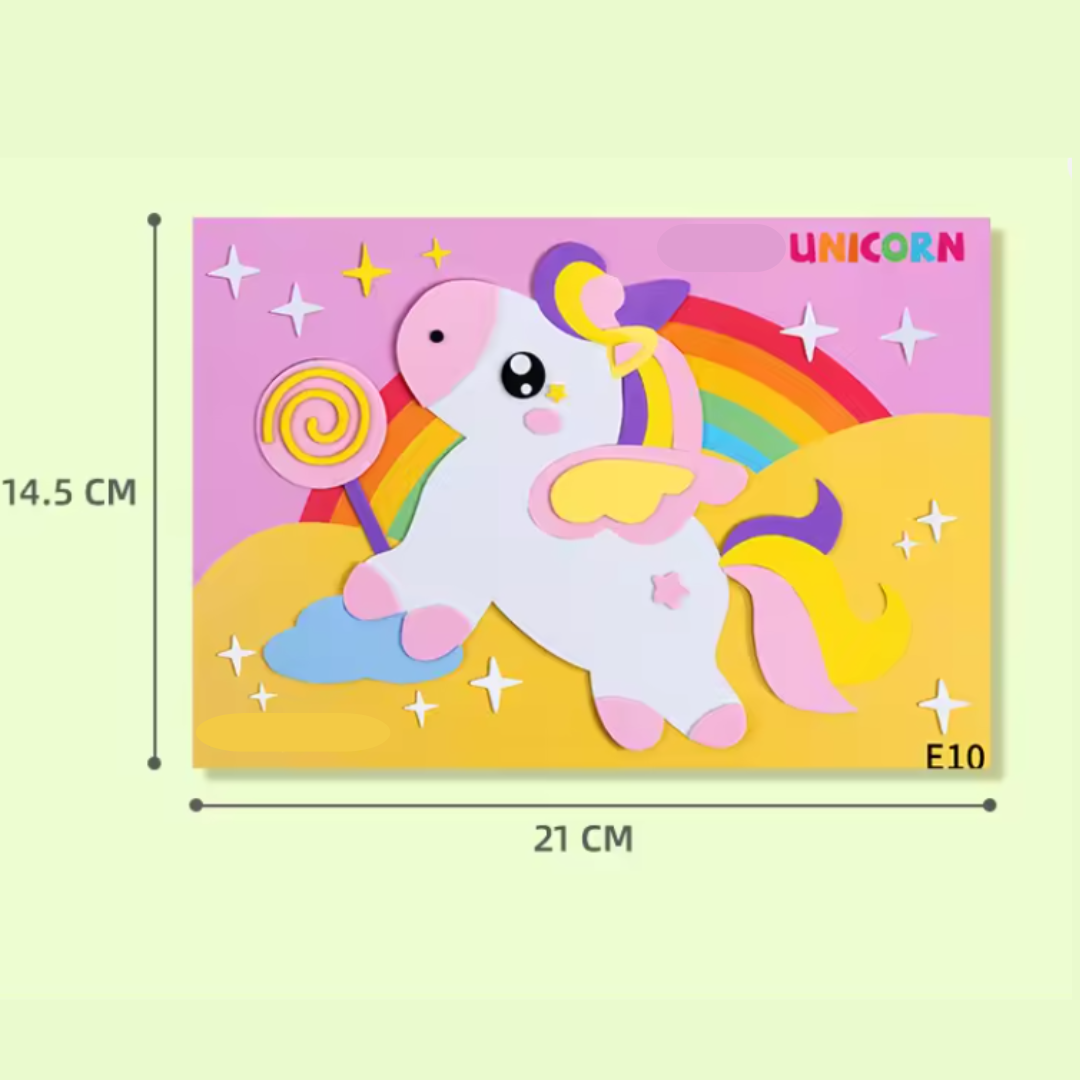 Set creativo de pegatinas para niños