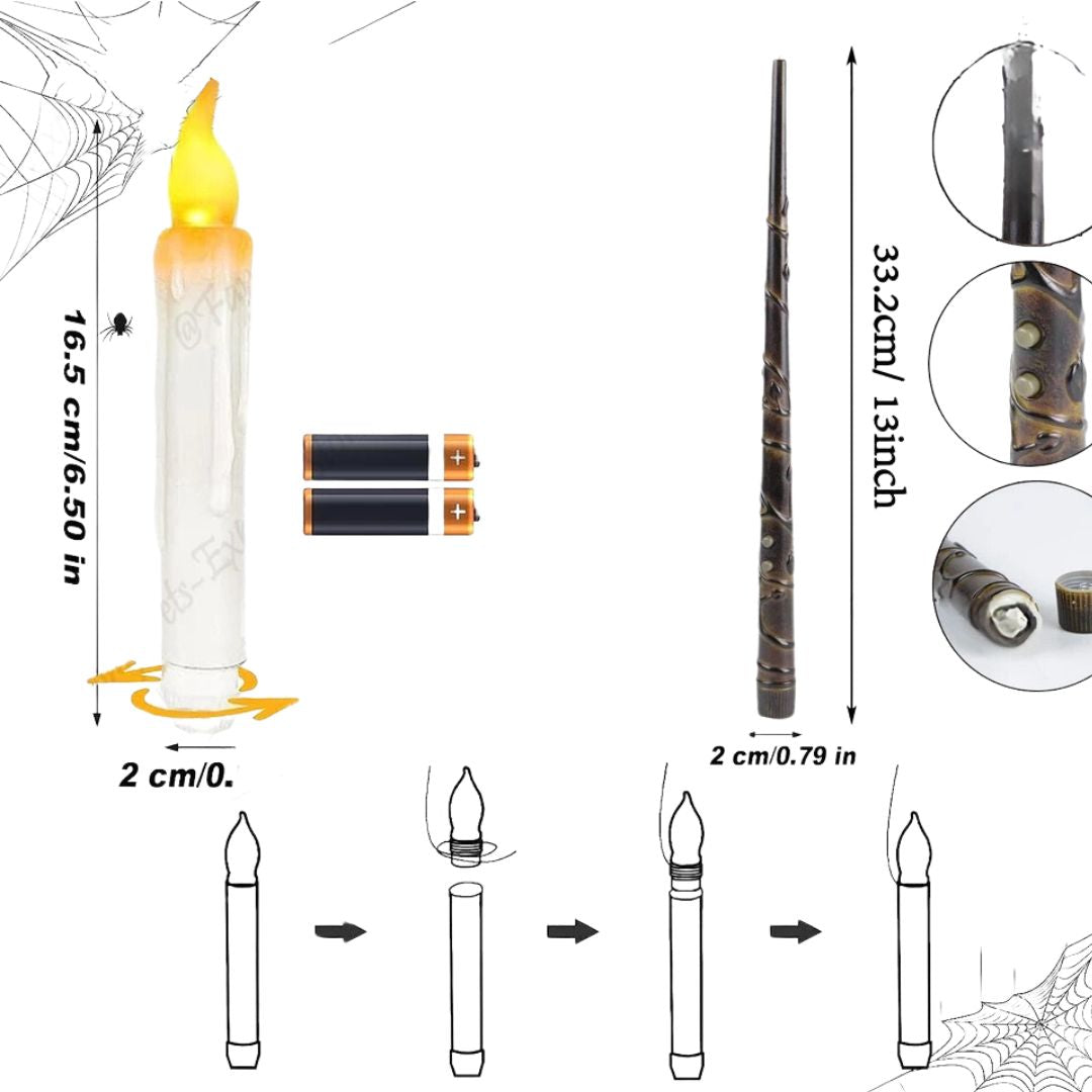 Mágica Varita Mágica Luces de las Velas