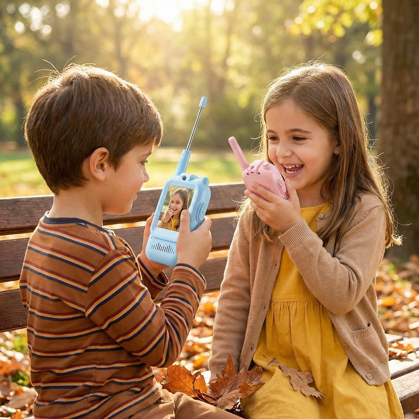 Set de Walkie-Talkies para Niños 2 unidades – Radios con Cámara y Pantalla