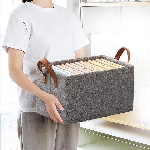 Caja Organizadora de Ropa Plegable con Asas