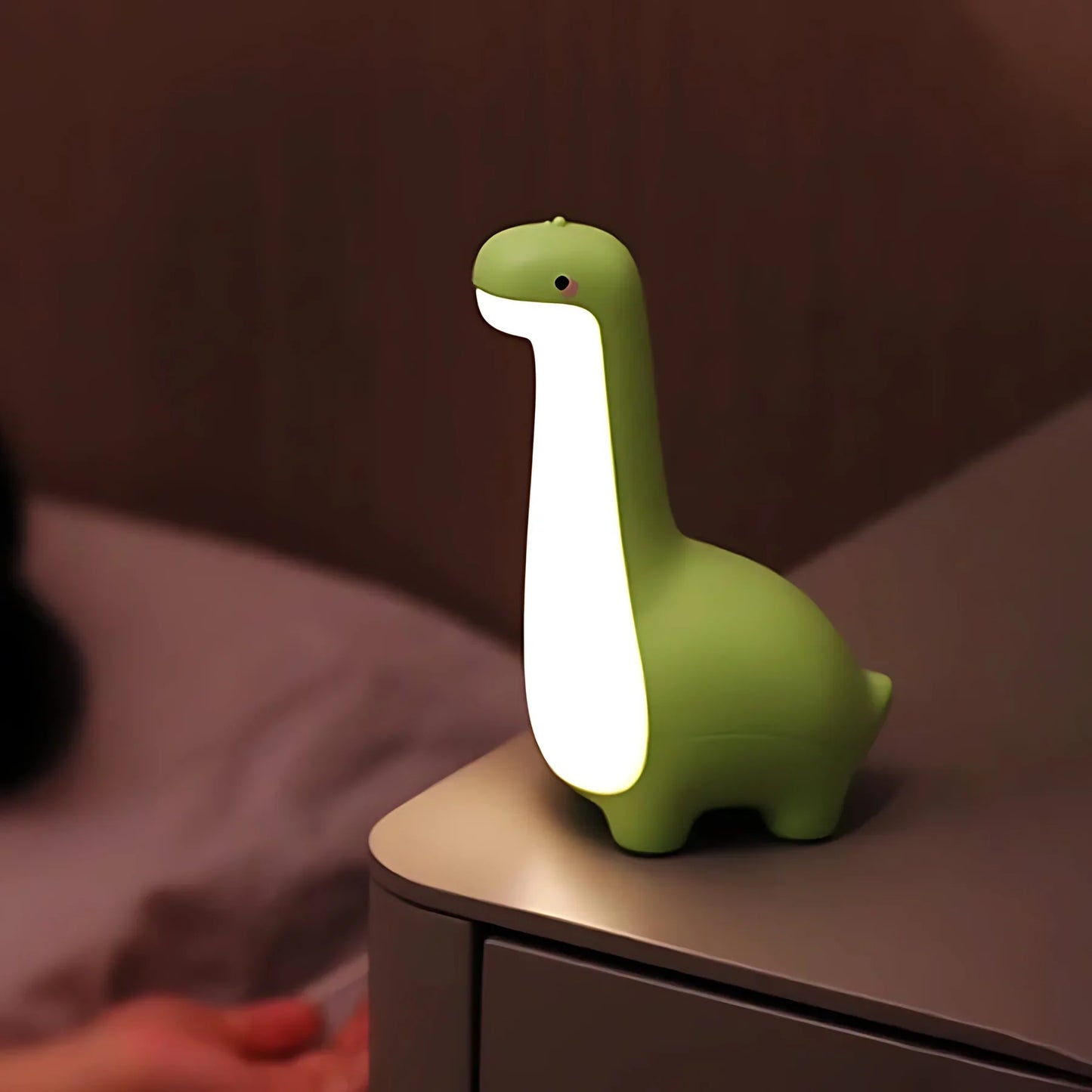 Luz Nocturna De Dinosaurio Con LED Para Niños - Iluminación Suave Para Noches Tranquilas Luz Nocturna De Dinosaurio Con Led Para Niños - Iluminación Suave Para Noches Tranquilas