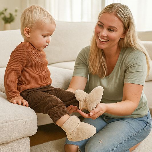 Zapatillas de calcetín suaves para bebés