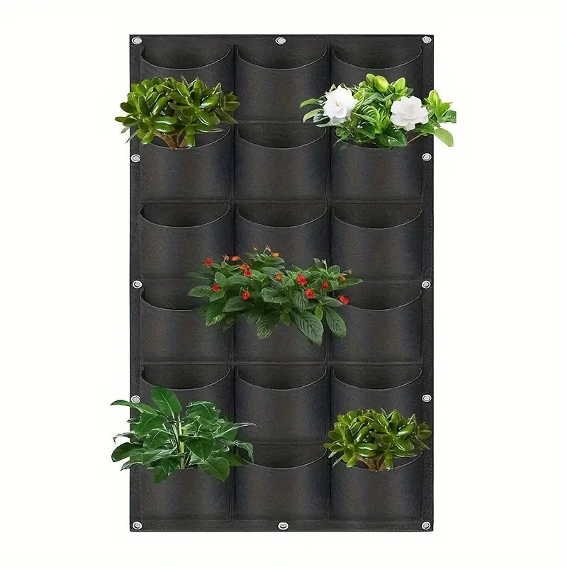 Bolsa para Plantas de Fieltro para Montaje Vertical en la Pared - Bolsa para Plantas Tridimensional de Tejido No Tejido