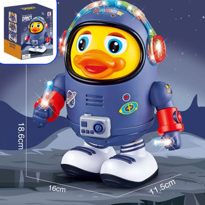 Pato astronauta bailarín