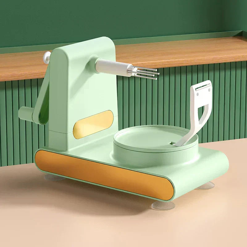 Sencillo Pelador de Verduras y Frutas con Manivela Manual - para Pelar sin Esfuerzo para Pelar sin Esfuerzo