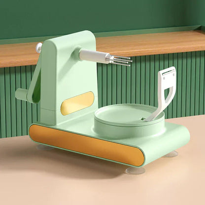 Sencillo Pelador de Verduras y Frutas con Manivela Manual - para Pelar sin Esfuerzo para Pelar sin Esfuerzo