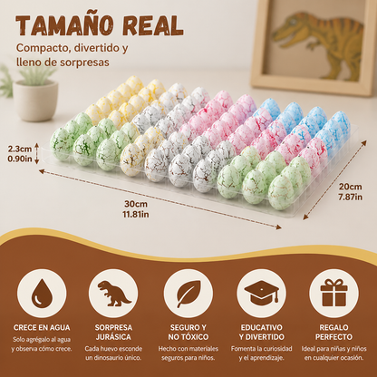Kit de huevos de dinosaurio para incubar – Huevos que crecen en agua con dinosaurios sorpresa