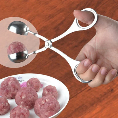 Pinzas De Acero Inoxidable Para Albóndigas Perfectas