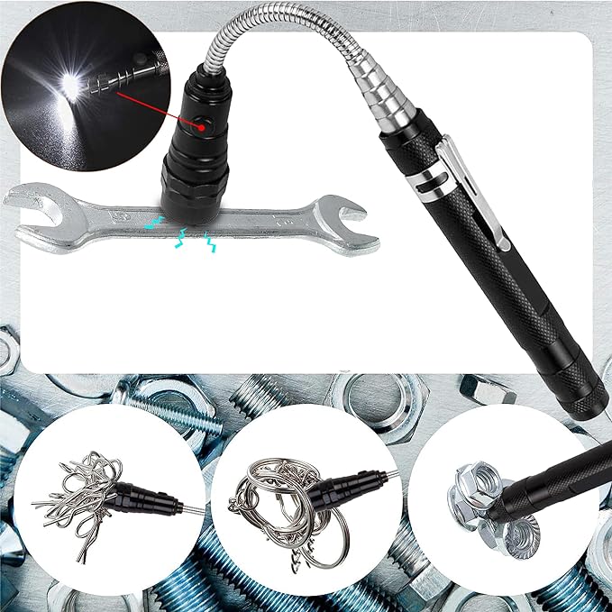 Luz Magnética Extensible para Herramientas Flexible y Extensible