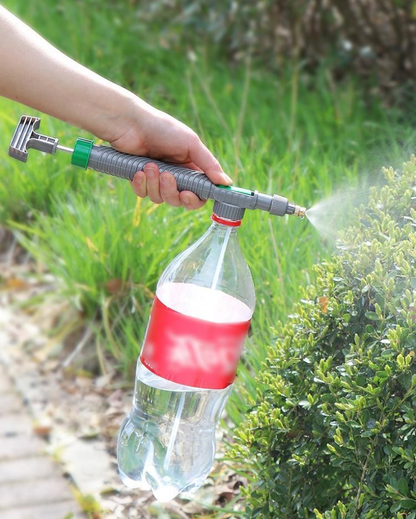 Pulverizador de Jardín de Botella Universal con Boquilla de Alta Presión - para Regar las Plantas y Limpiar