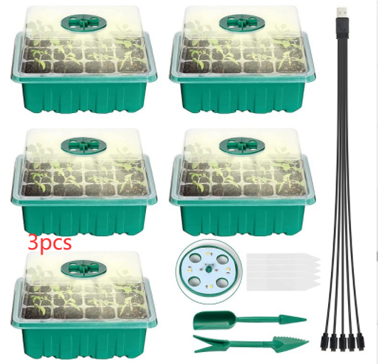 Set De Cultivo Con Luz - Set Completo Para El Cultivo Exitoso De Plantas Set De Cultivo Con Luz