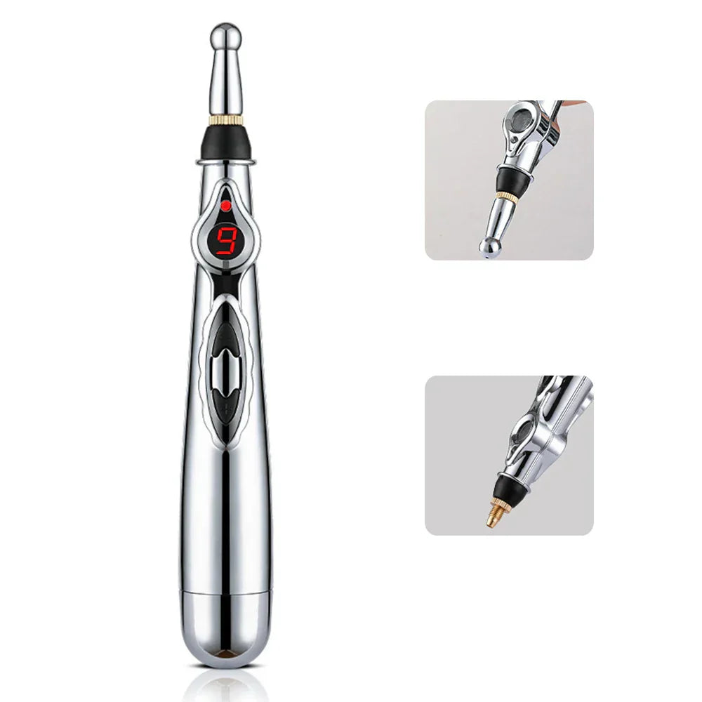 Pluma de Acupuntura Electrónica | Masajeador de Meridianos para Aliviar el Dolor