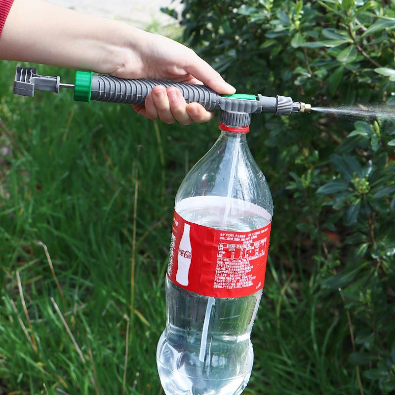 Pulverizador de Jardín de Botella Universal con Boquilla de Alta Presión - para Regar las Plantas y Limpiar