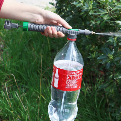 Pulverizador de Jardín de Botella Universal con Boquilla de Alta Presión - para Regar las Plantas y Limpiar