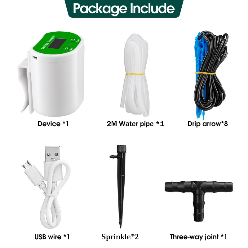Sistema de Riego Automático de Plantas con Usb - Riego por Goteo Eficiente