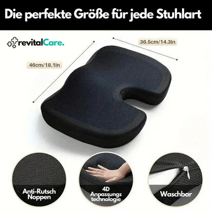 Cojín de Asiento de Confort Ergonómico 4d con Soporte Ortopédico