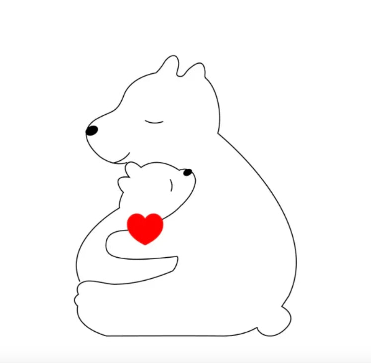 Familia de osos personalizada hecha a mano