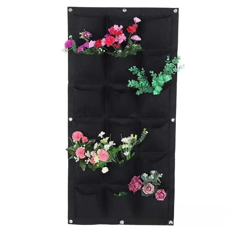 Bolsa para Plantas de Fieltro para Montaje Vertical en la Pared - Bolsa para Plantas Tridimensional de Tejido No Tejido