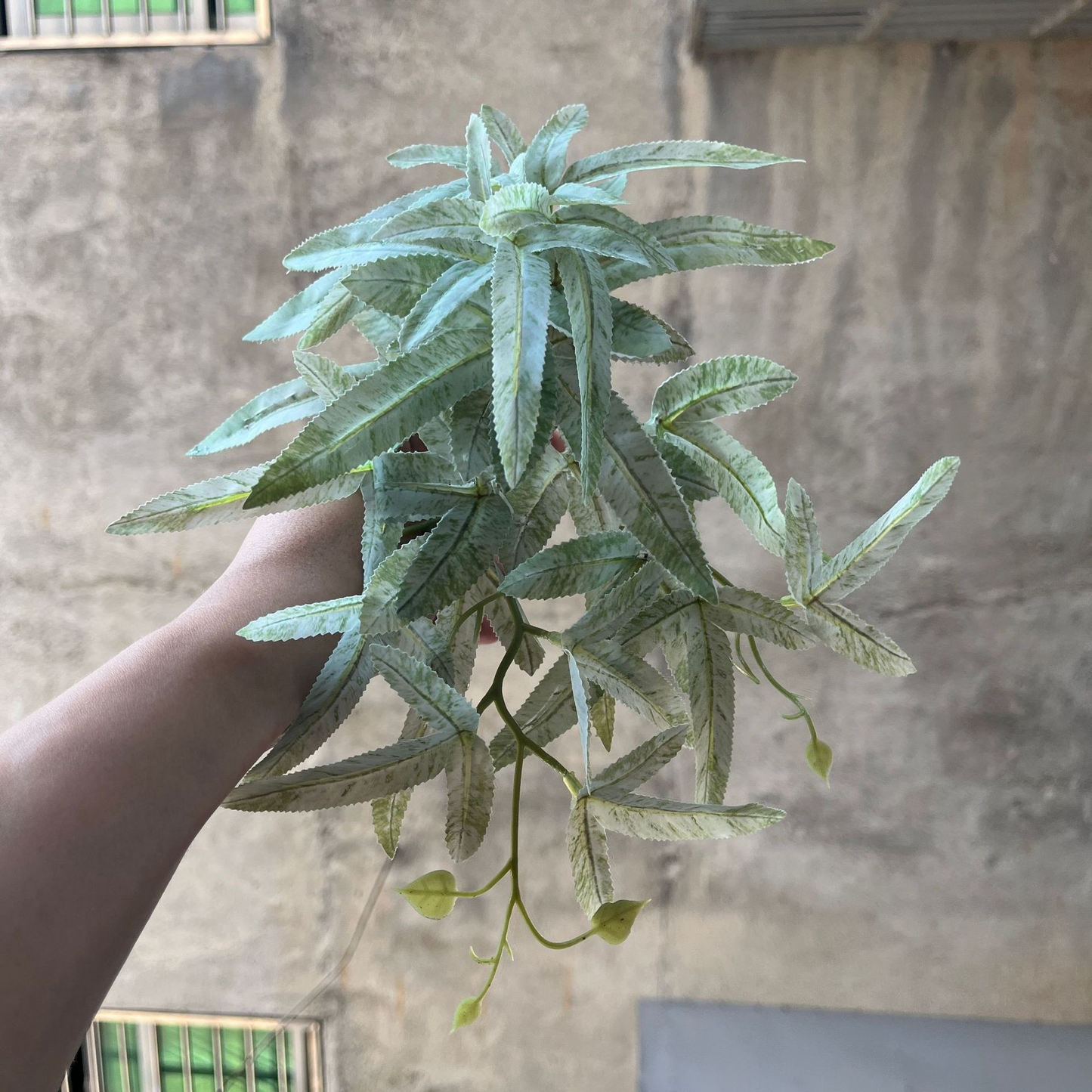 Planta Colgante Artificial para la Decoración Natural de Interiores y Exteriores