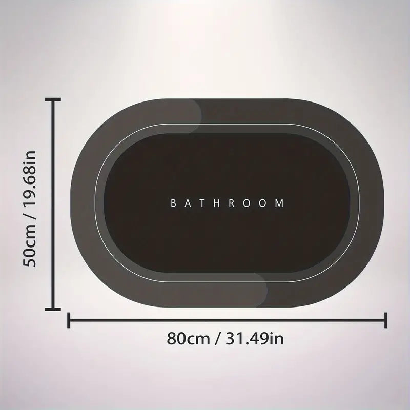 Estera de Baño de Secado Rápido