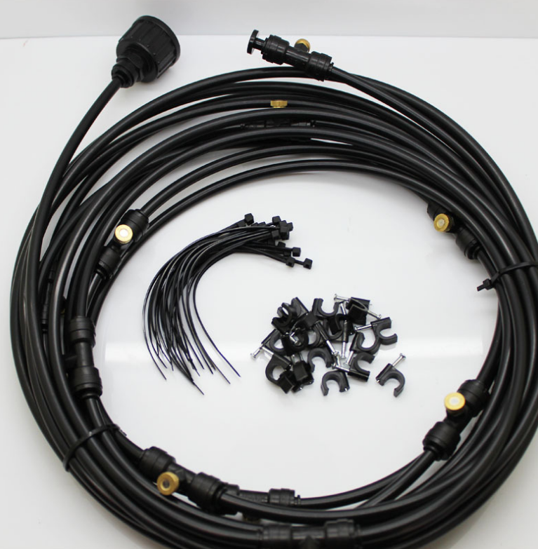 Sistema De Riego Para El Jardín - Kit De Riego Por Goteo Con Rociador Ajustable Y Accesorios