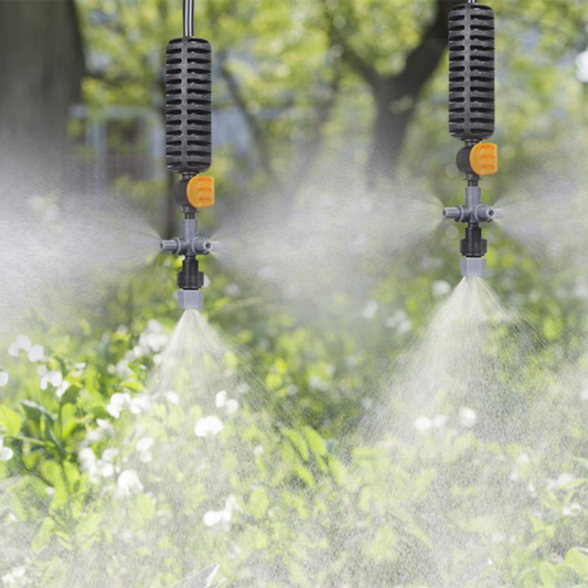 Boquilla Pulverizadora Giratoria Con Múltiples Cabezales De Pulverización - Riego Ajustable Para Plantas De Jardín Riega Las Plantas De Tu Jardín De Forma Natural