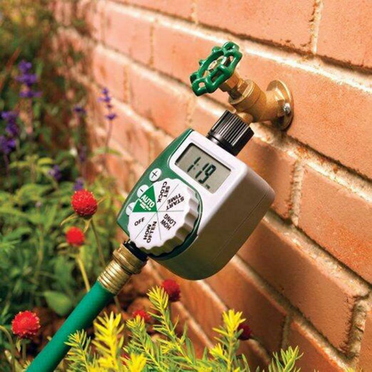 Control de Riego Digital para Jardín - Temporizador de Grifo Automático con Pantalla Lcd