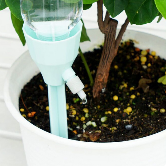 Regador Automático De Plantas Con Conexión Para Botella - Eficaz Regador Por Goteo Para El Cuidado De Las Plantas