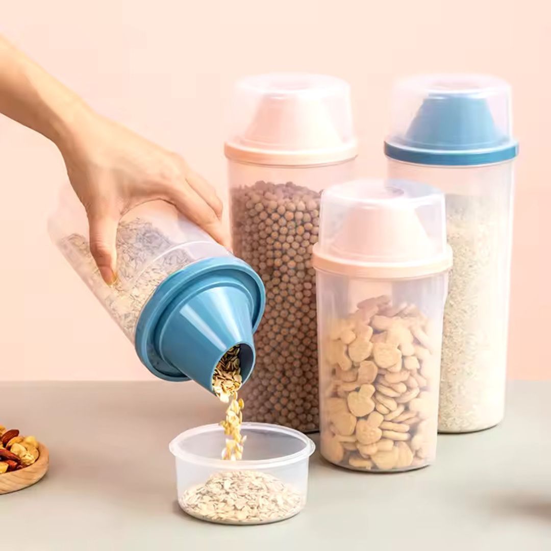 Práctico Contenedor de Almacenamiento de Grano