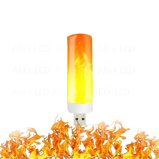 Lámpara con Efecto de Llama - Bombilla Led de 9w con Brillo de Llama Realista Lámpara con Efecto de Llama - Bombilla Led de 9w con Brillo de Llama Realista