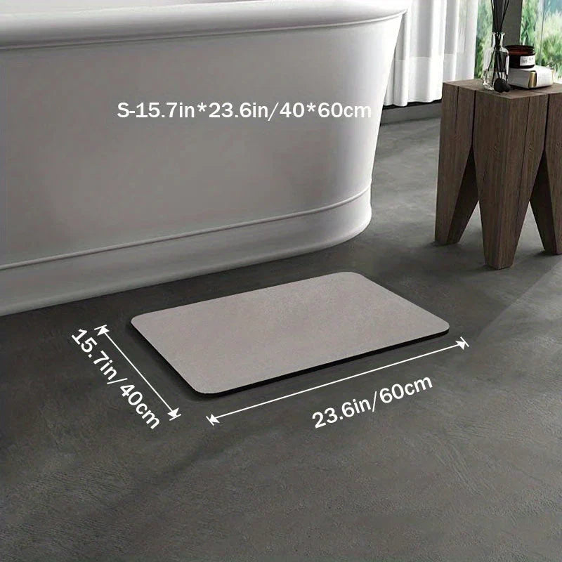 Estera de Baño de Diatomita Antideslizante