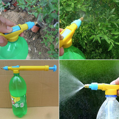 Bomba De Aire Para Botella Pulverizadora Ajustable - Pulverizador De Jardín Compacto Y Ligero