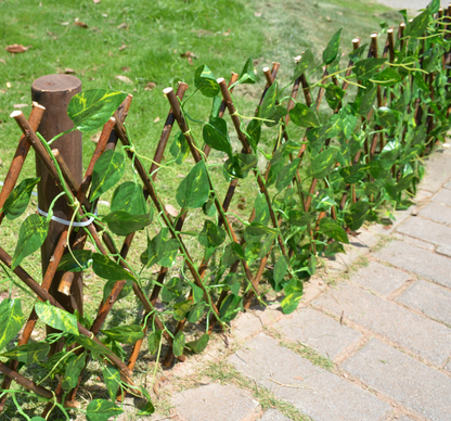 Valla Artificial de Jardín con Hiedra - Pantalla de Privacidad Flexible para Balcones y Patios