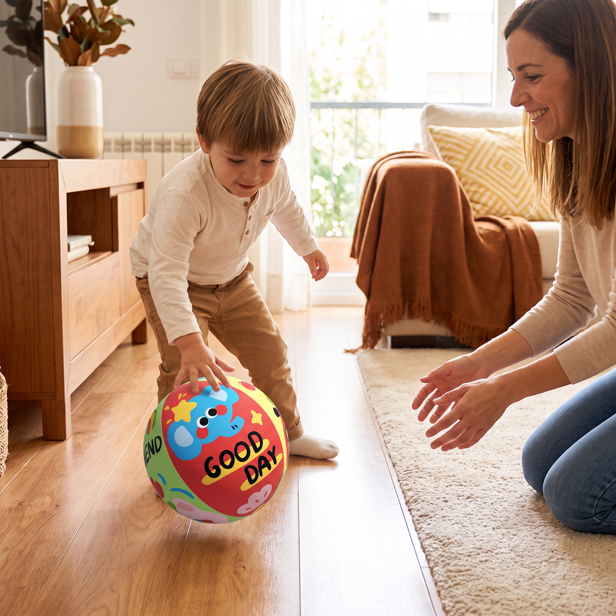 Pelota de juego interior suave y segura con bajo ruido para niños