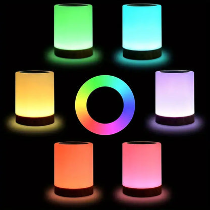 Luz LED Nocturna Regulable Con Diseño Moderno Y Cambio De Color