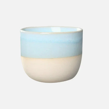 Taza De Cerámica Hecha A Mano - Azul Glazed Tea Bowl