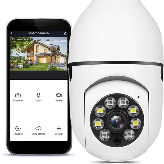 Cámara de Seguridad con Acceso Remoto y Luz Integrada 1080