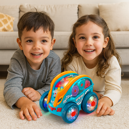 Coche acrobático luminoso